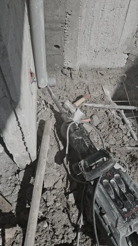 Percement d'un mur en béton – Gros œuvre